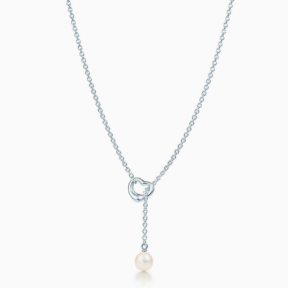 Tiffany Elsa Peretti Open Heart Lariat - Perfect!